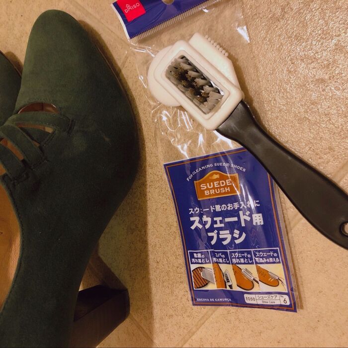 秋冬靴の強い味方♡スウェード用ブラシ