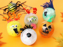 簡単ガチャガチャカプセルリメイク!子供喜ぶハロウィンお菓子ラッピング編