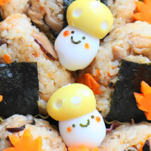お弁当のワンポイントに!きのこちゃんの作り方