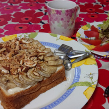 おしゃんな朝食シリーズ Vol.9 マスカルバナーヌ、nutty&Dukkah