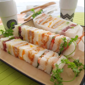 パックごはんで簡単!パーティーレシピ「Party押し寿司」