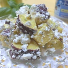 レモンとハーブをきかせて♪ さつまいもとカッテージチーズのサラダ