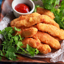 ♡バッター液de超簡単♡鶏むね肉のチーズフライ♡【#揚げない#簡単レシピ#節約#お弁当】