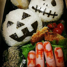 旦那様にtrick art treatお弁当