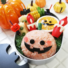 可愛いお顔のジャック・オ・ランタンでハロウィン弁当