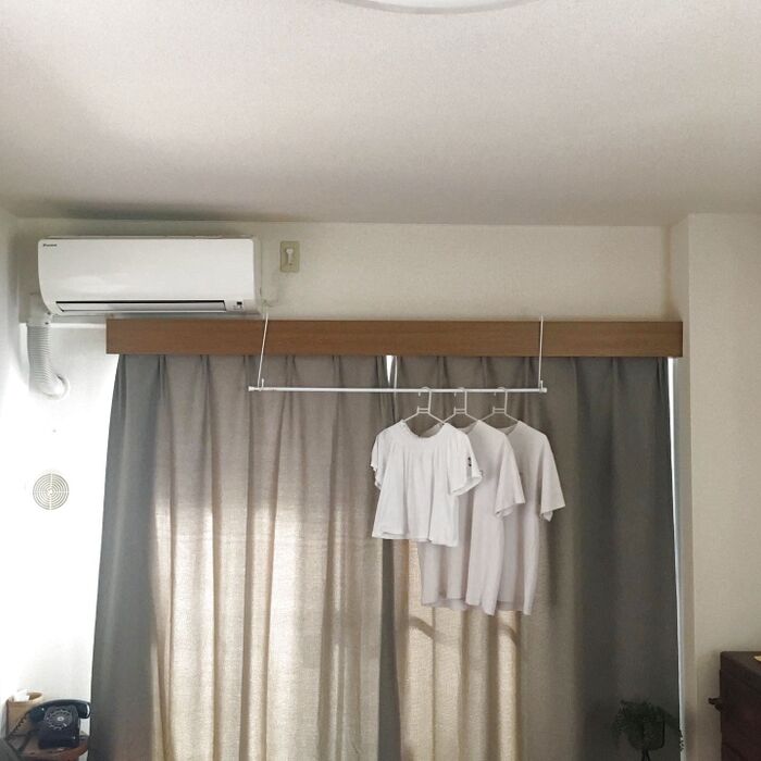 我が家の突っ張り棒色々活用法