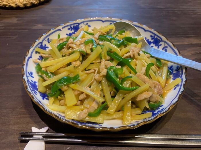 タケノコがない!そんな時はチンじゃがロース