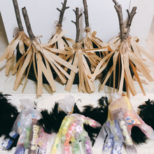 全部100均でハロウィンのお菓子♡ほうきと手