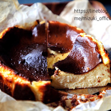 ♡混ぜて焼くだけ♡バスク風チーズケーキ♡【#簡単レシピ#お菓子#スイーツ】