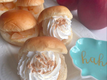 【試してみた】市販のパンで簡単!ダブルシュークリーム風スイーツパン♪