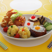 パックごはんで簡単!パーティーレシピ「お子様ランチプレート」