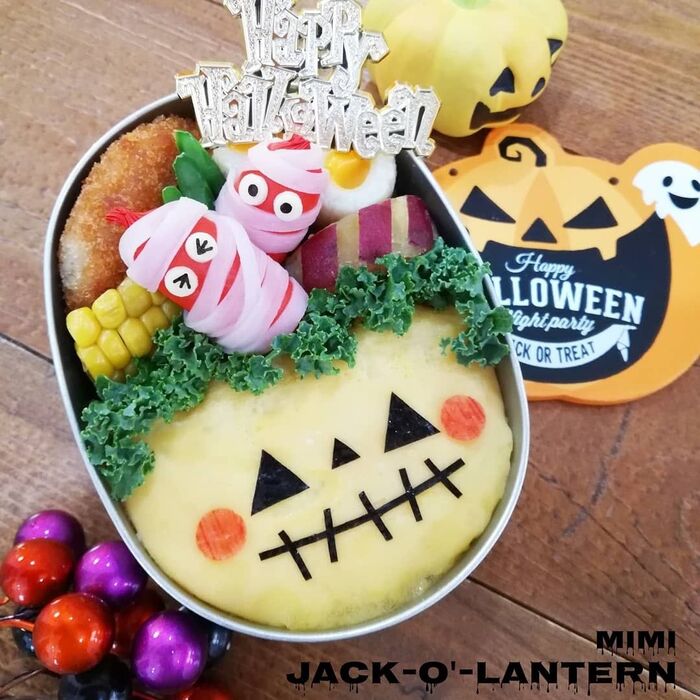 オムライスで簡単ジャック・オ・ランタン!ハロウィン弁当