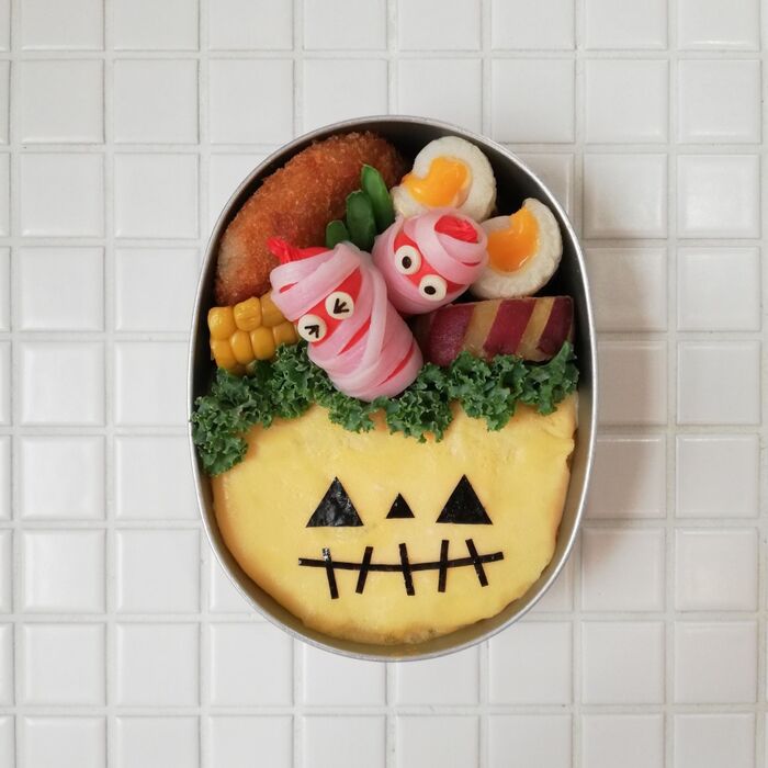 ⑤パーツを乗せます。