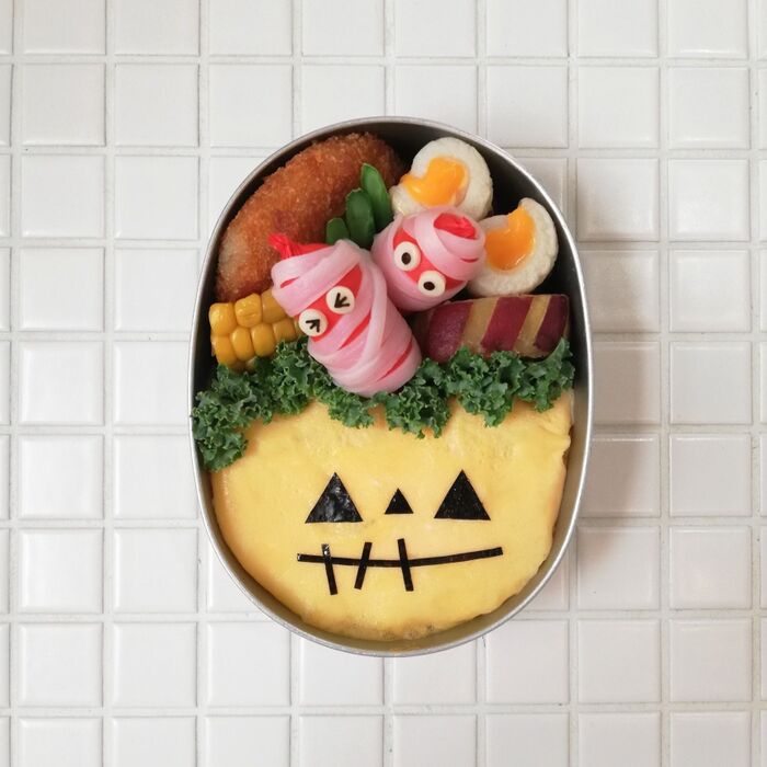 ④パーツを乗せます。