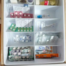 ダイソーの話題の新商品でスッキリお薬収納