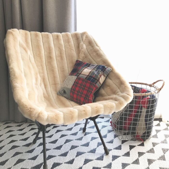 キャンプ用チェア★あったかカバーの作り方