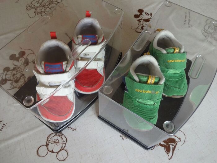 靴を中に入れるだけです(*´з`)