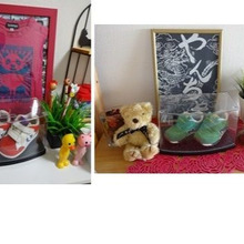 サイズ感が可愛くて💓💚💛 👟懐かしさをディスプレイ👕