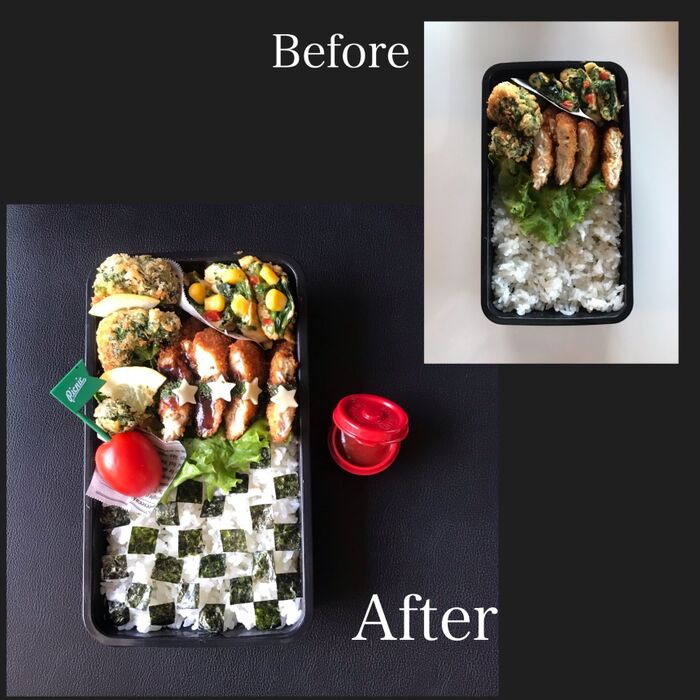 デコ弁🎓卒業世代の地味弁当→元気弁当🍱への変身小技