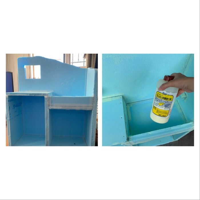 プライマーを塗ります