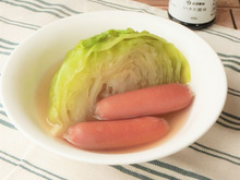 15分で完成~材料4つ★ウィンナーとキャベツのポトフ風