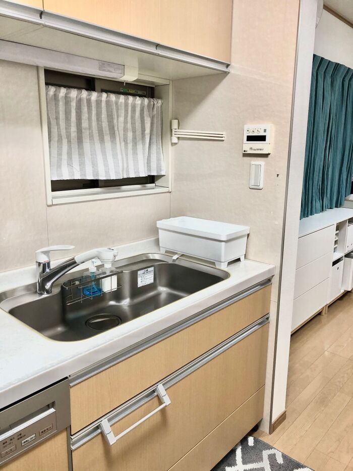 キッチンから見ると実は2