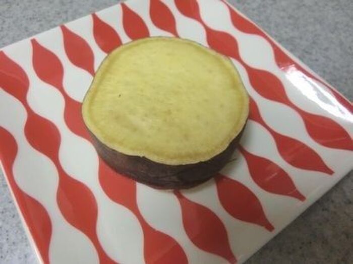 1.さつまいもを加熱する