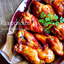 ♡漬けて焼くだけ♡手羽de旨だれローストチキン♡【#簡単#時短#クリスマス#手羽元】