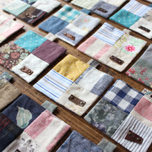 『ハンドメイド』はぎれで作る布合わせが楽しいコースター♪