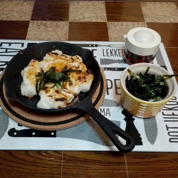 ★外はおこげでパリッパリ!中はもっち~り、焼き餅★