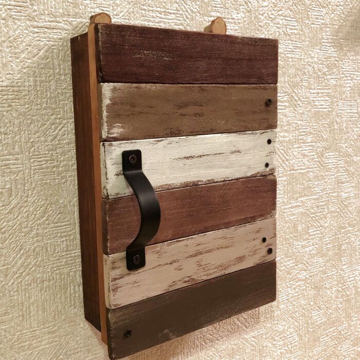 100均すのこで簡単!キーボックスの作り方☆