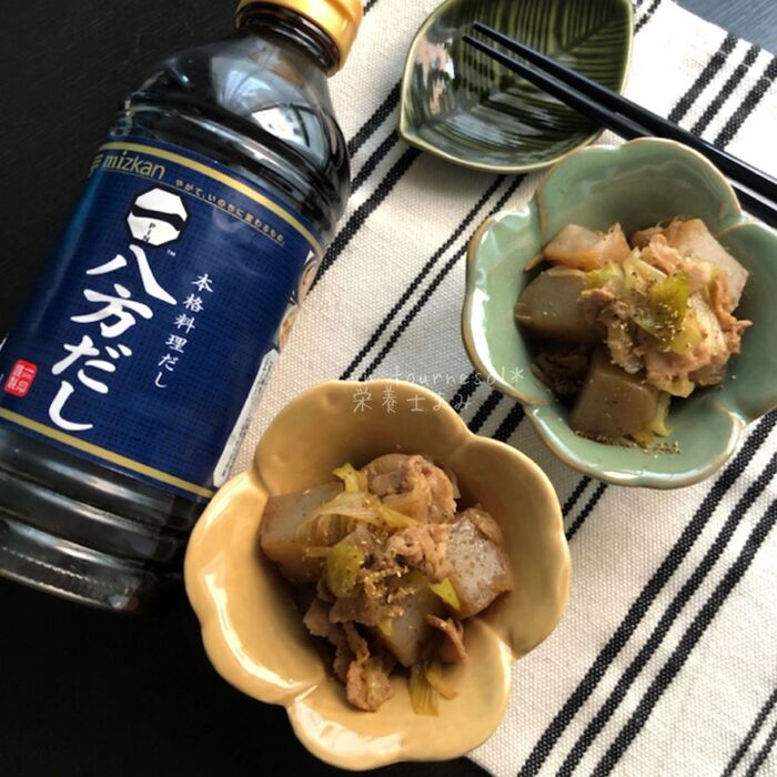 【おつまみにもオススメ‼】コレステロール低下⁉八方だしdeこんにゃくの豚バラ山椒煮