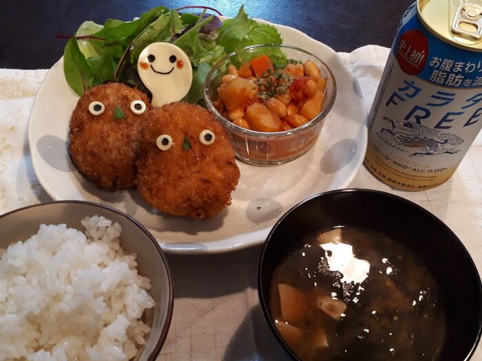 ハロウィンの時に作ったごはん