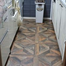 賃貸にも!原状回復可能!キッチンに敷くだけ&貼るだけの簡単イメチェン♪