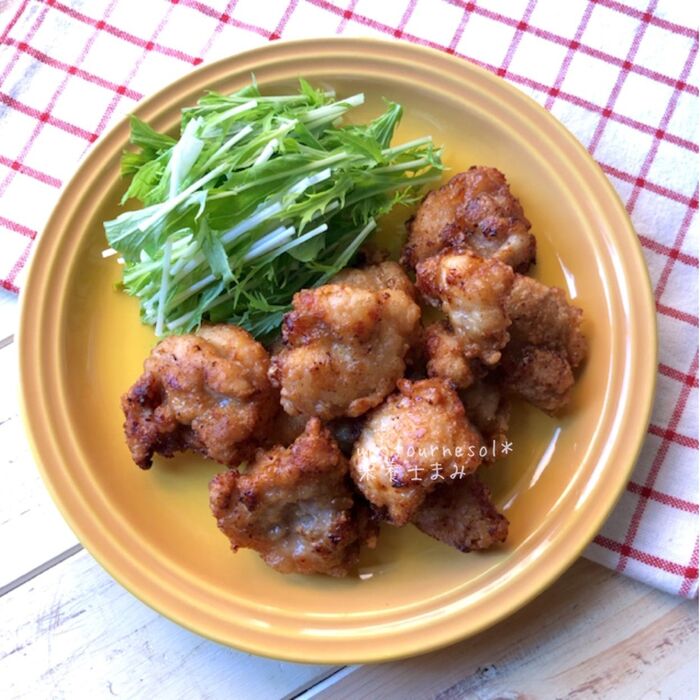 【お弁当におつまみにオススメ】冷え性緩和に!ホワジャオみその鶏から