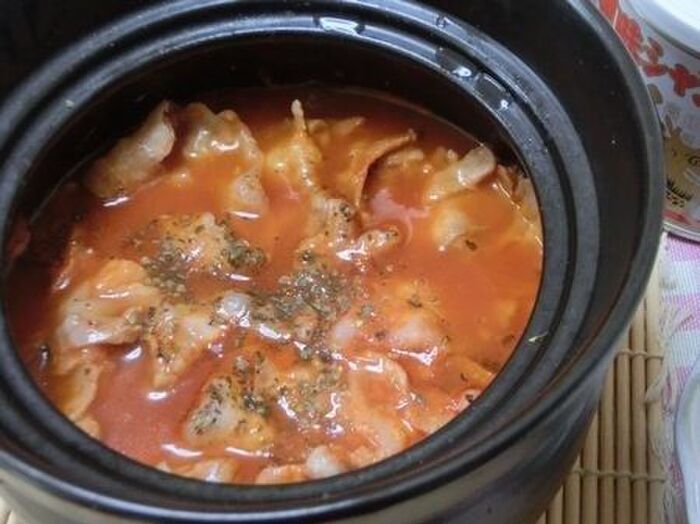 6.ハーブを振ってできあがり