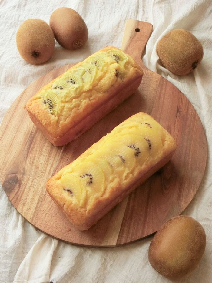 しっとり美味しい~キウイのパウンドケーキ