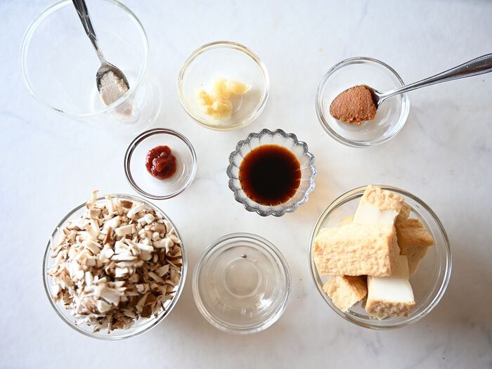 材料と下ごしらえ