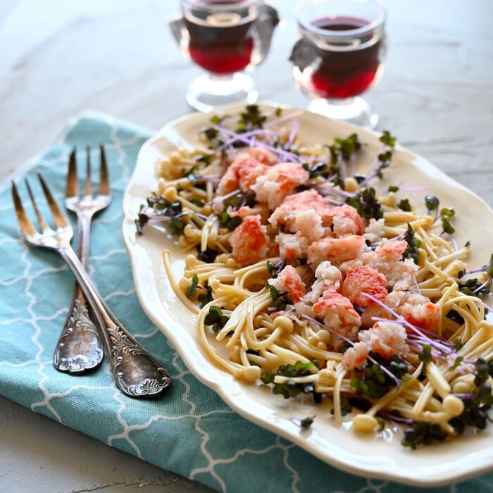 【レンチン2分】えのき と かにかま バタぽんっ♥ #スピードレシピ #副菜