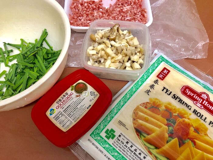 材料をカット