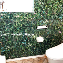 ボタニカルトイレDIY★ビニール&モールの塗装でお掃除楽々~♡