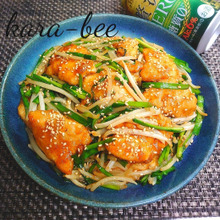 簡単激ウマ!節約1品♪鶏むね肉でレバニラ風