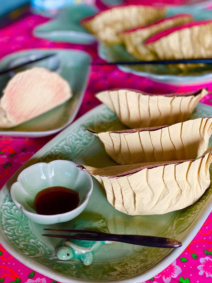 かンタン♪ときめきハンドメイド♪ **愛でたい餃子なポチ袋**