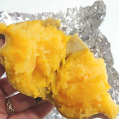 超簡単に自宅で石焼き芋◆蜜たっぷりの安納芋