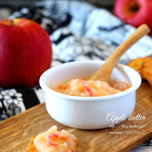 レンジで簡単・バニラ香るりんごバター。