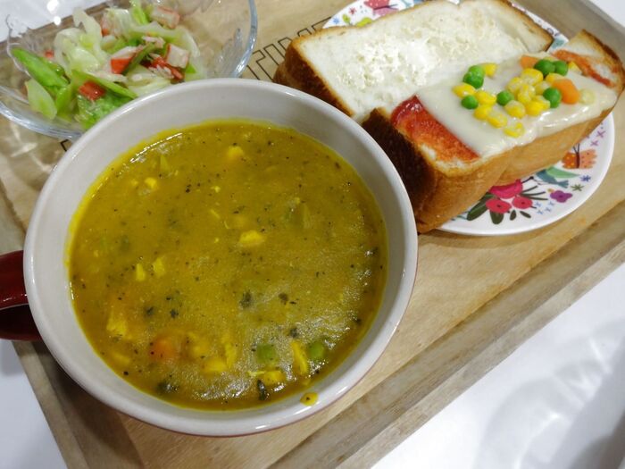 🎃風邪予防に🙌カボチャスープ🎃