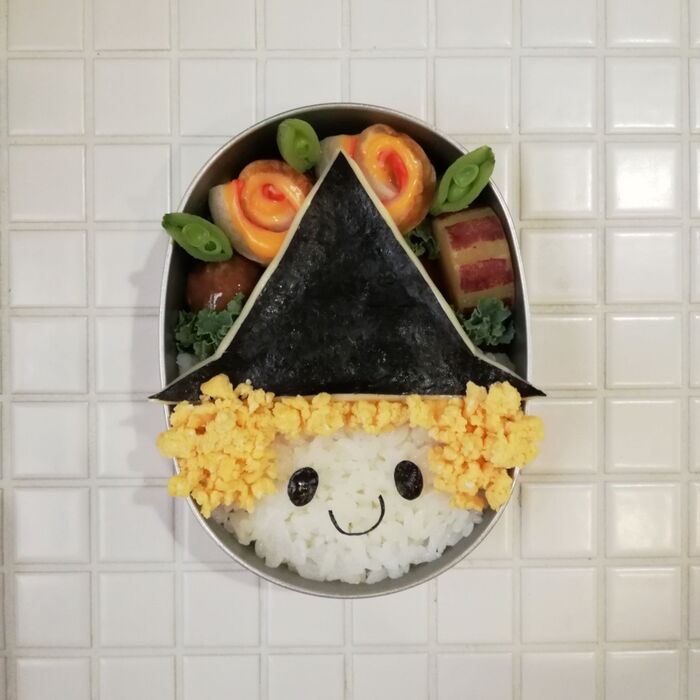 ⑥パーツを乗せます。