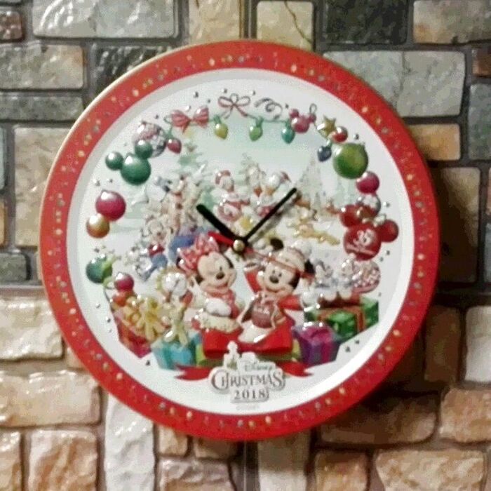 ★ディズニーのお菓子の空き缶で🕐掛時計!★