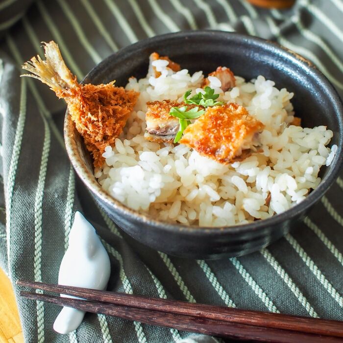 【アジフライの極み】ひつまぶし風混ぜご飯の作り方