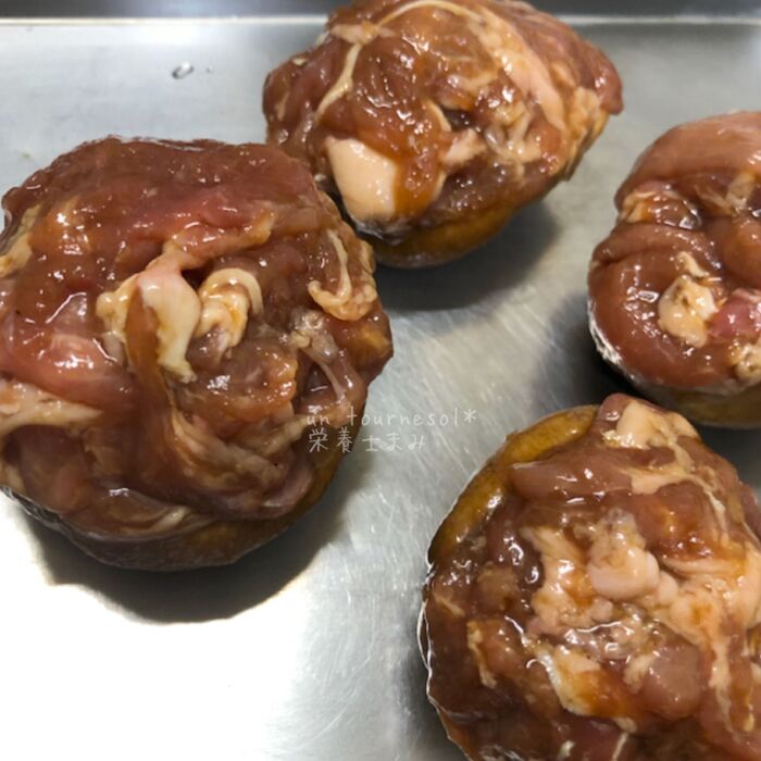 ③つつき過ぎないように、時々油をかけながらじっくり揚げ焼きに!